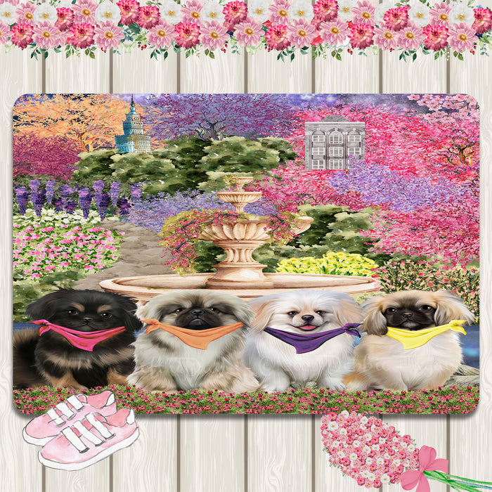 Pekingese Area Rug and Runner, Explore a Variety of Designs, Custom, Floor Carpet Rugs for Home, Indoor and Living Room, Personalized, Gift for Dog and Pet Lovers