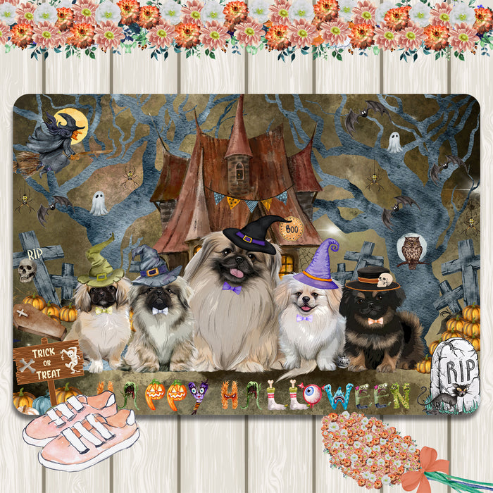 Pekingese Area Rug and Runner: Explore a Variety of Designs, Personalized, Custom, Halloween Indoor Floor Carpet Rugs for Home and Living Room, Pet Gift for Dog Lovers