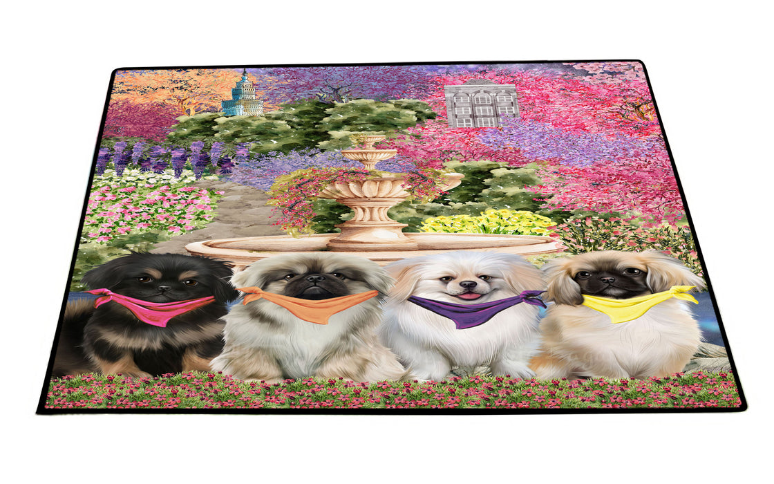 Pekingese Floor Mat, Anti-Slip Door Mats for Indoor and Outdoor, Custom, Personalized, Explore a Variety of Designs, Pet Gift for Dog Lovers