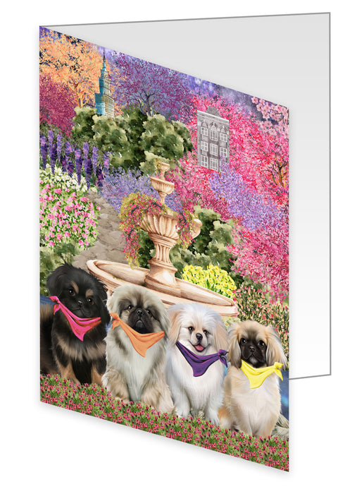 Pekingese Greeting Cards & Note Cards: Explore a Variety of Designs, Custom, Personalized, Halloween Invitation Card with Envelopes, Gifts for Dog Lovers