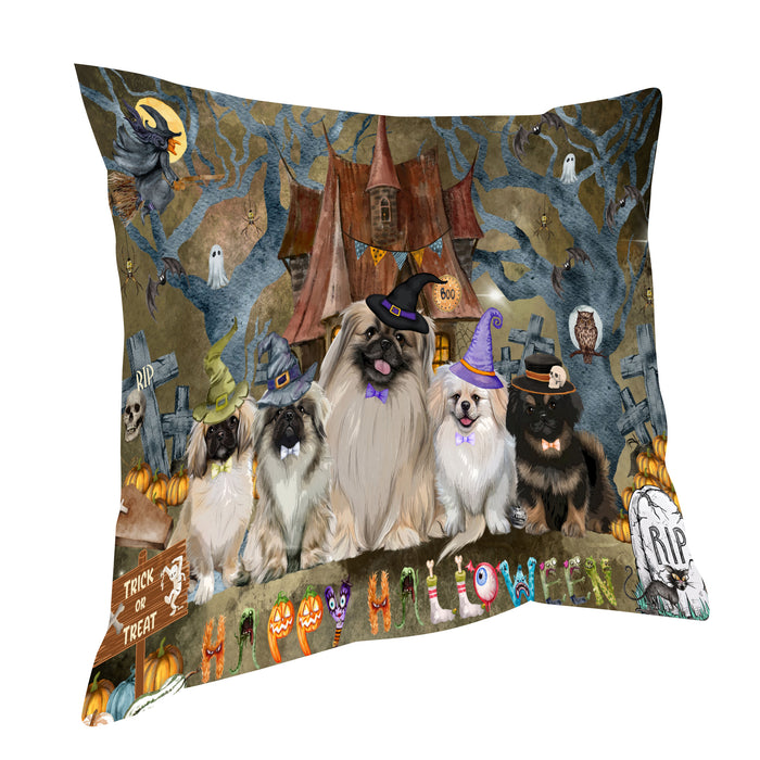 Pekingese Pillow: Explore a Variety of Designs, Custom, Personalized, Throw Pillows Cushion for Sofa Couch Bed, Gift for Dog and Pet Lovers