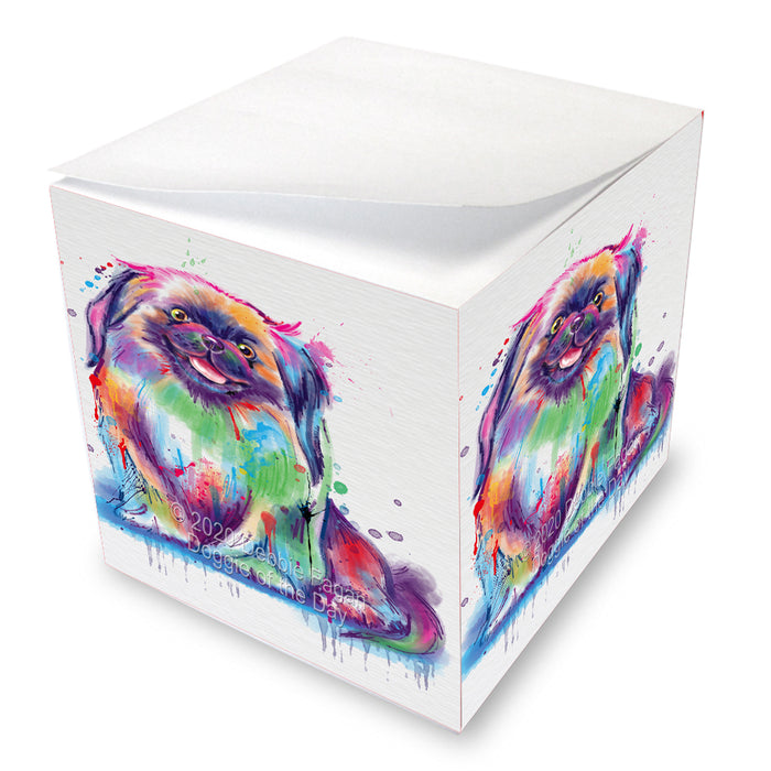 Watercolor Pekingese Dog Note Cube NOC-DOTD-A56922