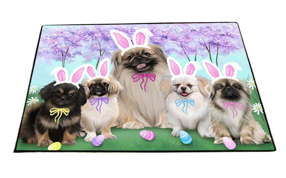 Pekingeses Dog Easter Holiday Floormat FLMS49599