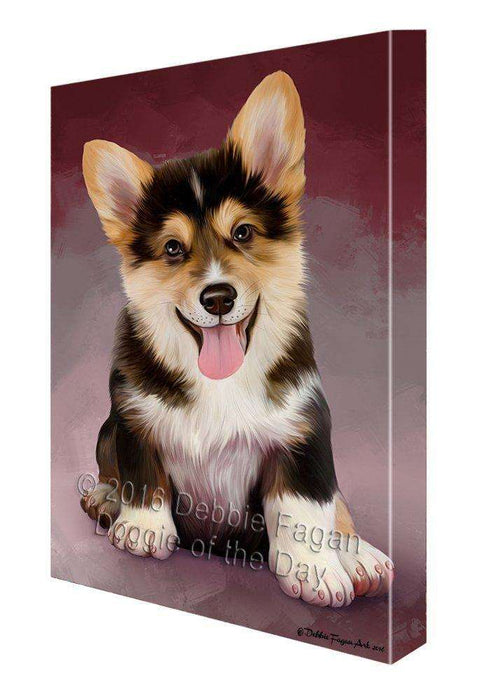 Pembroke Welsh Corgi Dog Canvas Wall Art