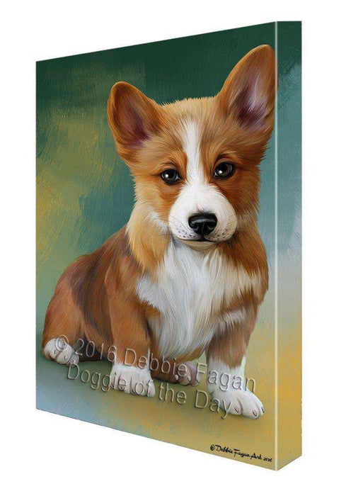 Pembroke Welsh Corgi Dog Canvas Wall Art