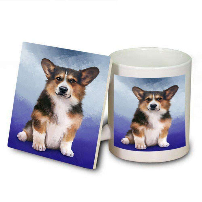 Pembroke Welsh Corgi Dog Mug and Coaster Set MUC48322