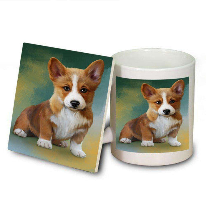 Pembroke Welsh Corgi Dog Mug and Coaster Set