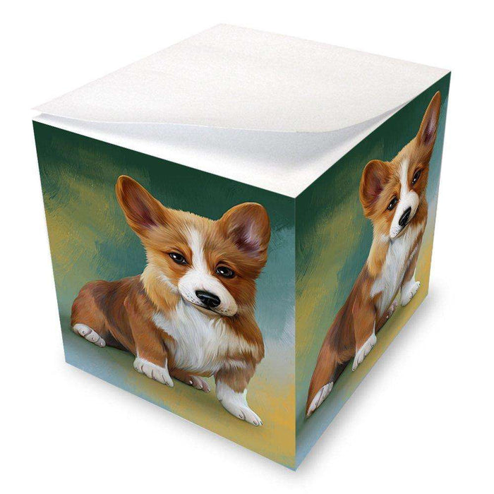 Pembroke Welsh Corgi Dog Note Cube