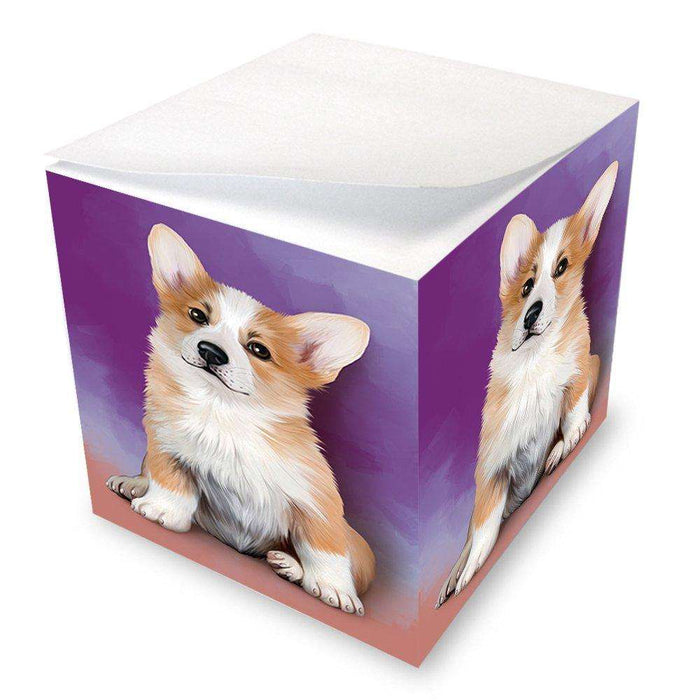 Pembroke Welsh Corgi Dog Note Cube