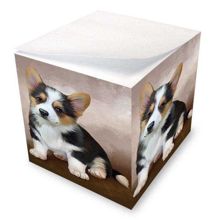 Pembroke Welsh Corgi Dog Note Cube