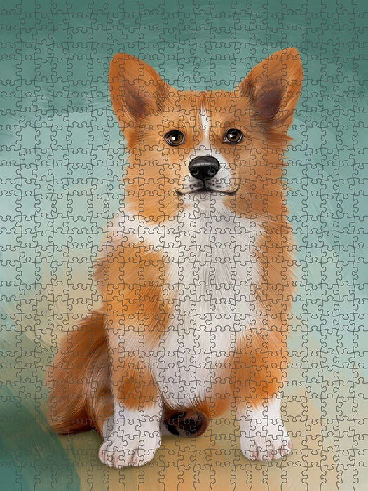 Pembroke Welsh Corgi Dog Puzzle with Photo Tin PUZL48840