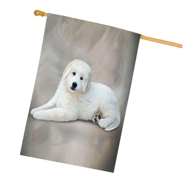 Perenees Dog House Flag
