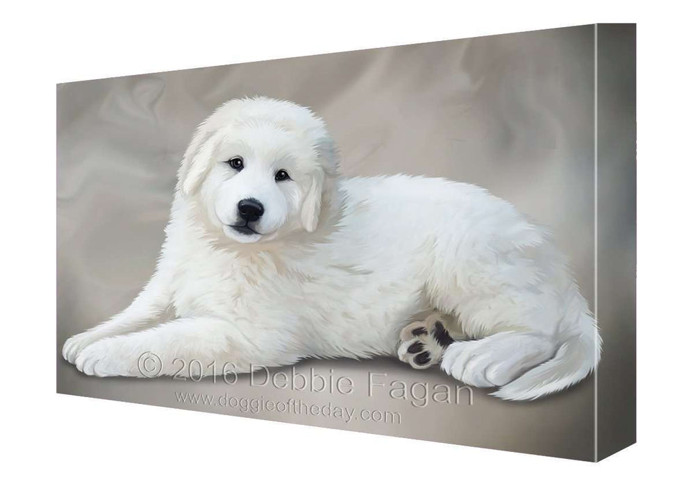 Pereneese Dog Art Portrait Print Canvas