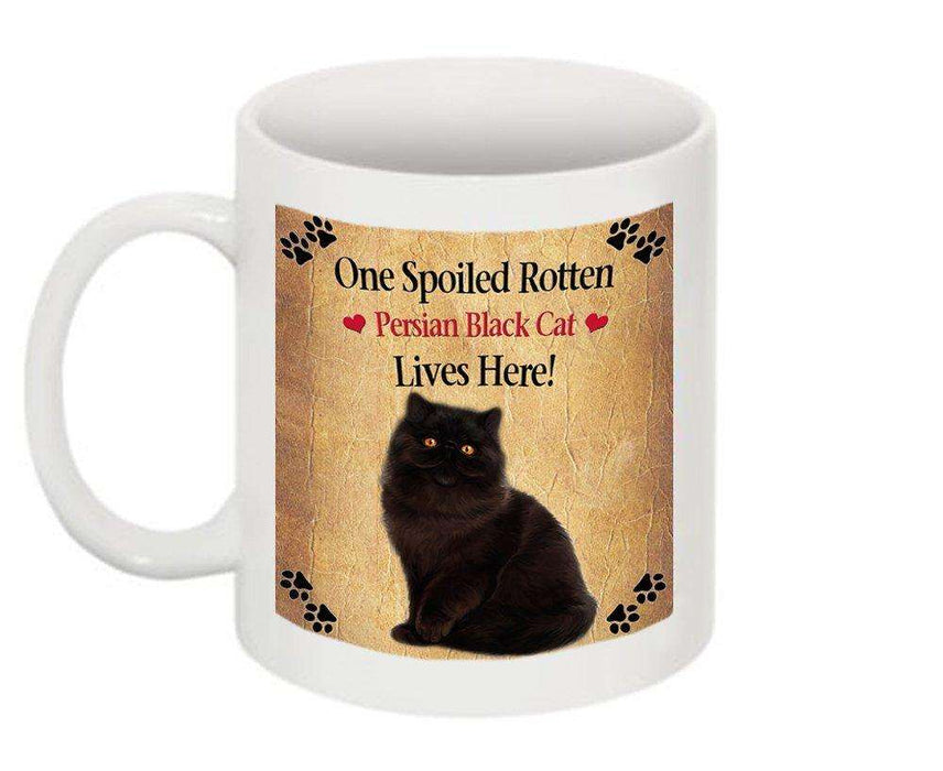 Persian Black Spoiled Rotten Cat Mug