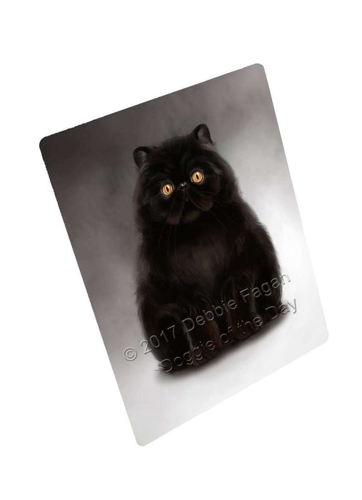 Persian Cat Art Portrait Print Woven Throw Sherpa Plush Fleece Blanket D042