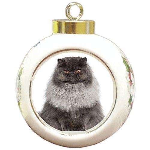Persian Cat Christmas Holiday Ornament