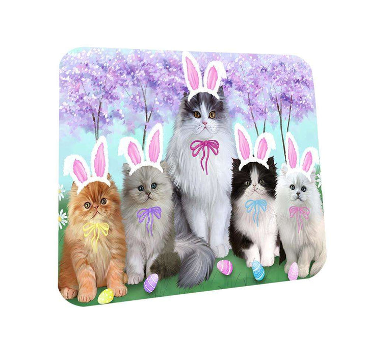 Persian Cat Easter Holiday Coasters Set of 4 CST49159