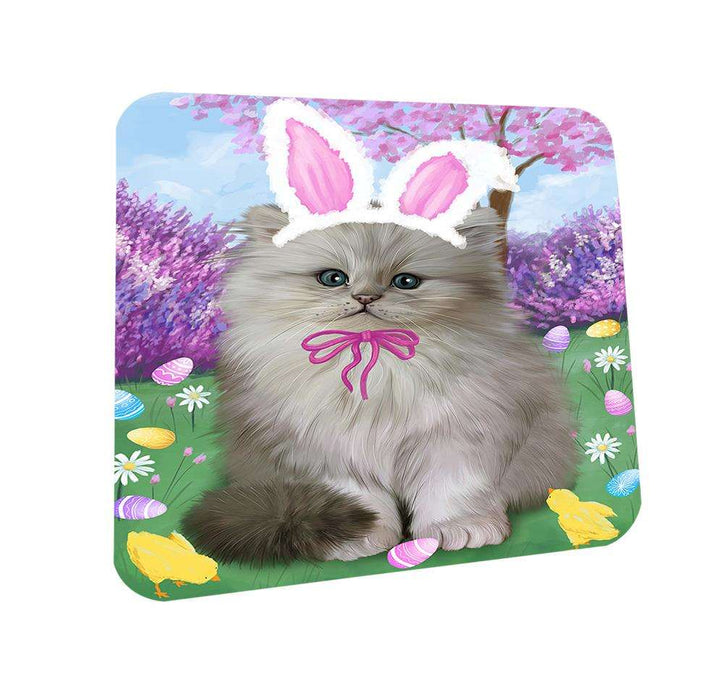 Persian Cat Easter Holiday Coasters Set of 4 CST49160