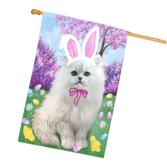 Persian Cat Easter Holiday House Flag FLG49297