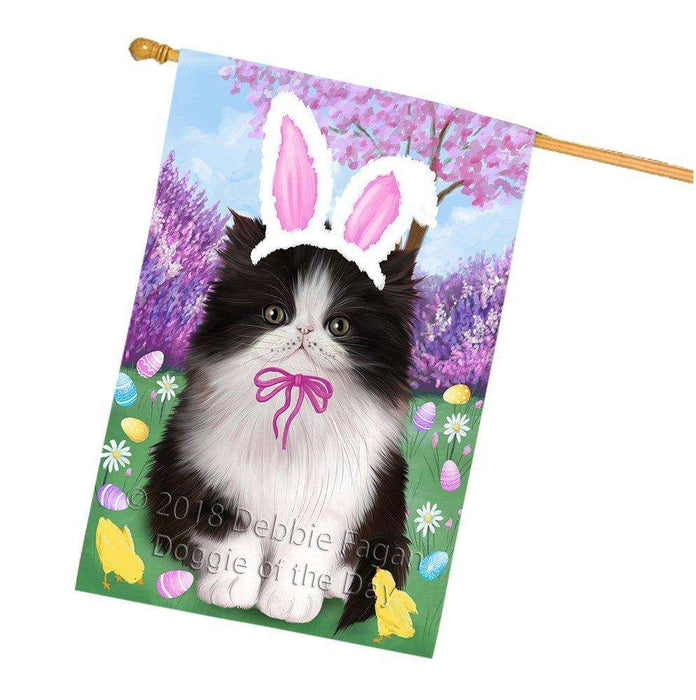Persian Cat Easter Holiday House Flag FLG49301