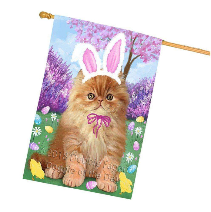 Persian Cat Easter Holiday House Flag FLG49302
