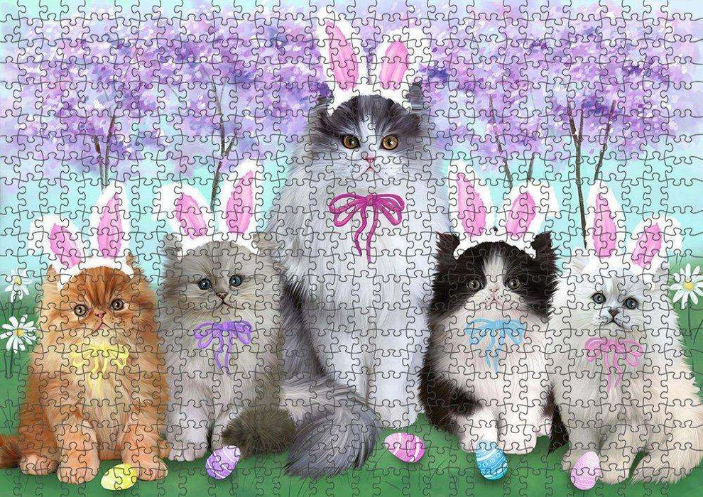 Persian Cat Easter Holiday Puzzle with Photo Tin PUZL51546