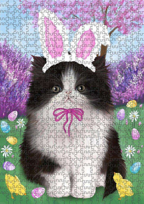 Persian Cat Easter Holiday Puzzle with Photo Tin PUZL51552