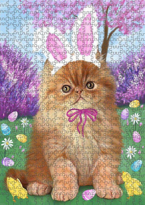 Persian Cat Easter Holiday Puzzle with Photo Tin PUZL51555