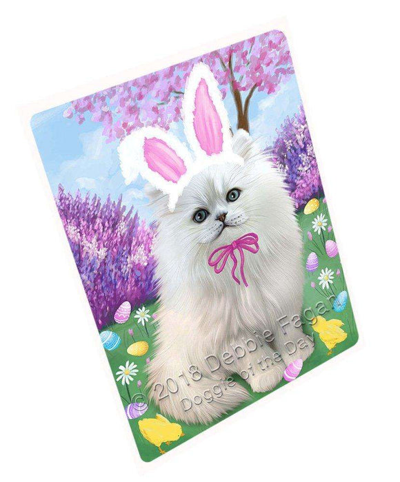 Persian Cat Easter Holiday Tempered Cutting Board C51864