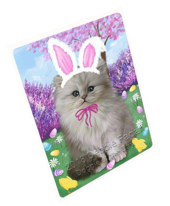 Persian Cat Easter Holiday Tempered Cutting Board C51873