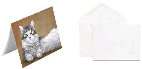 Persian Cat Handmade Artwork Assorted Pets Greeting Cards and Note Cards with Envelopes for All Occasions and Holiday Seasons