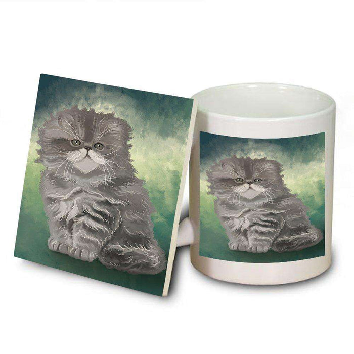 Persian Cat Mug and Coaster Set MUC48010