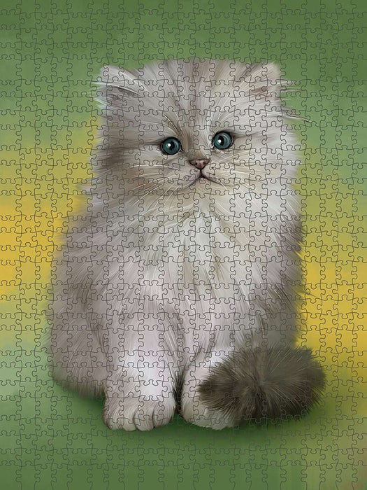 Persian Cat Puzzle with Photo Tin PUZL48846