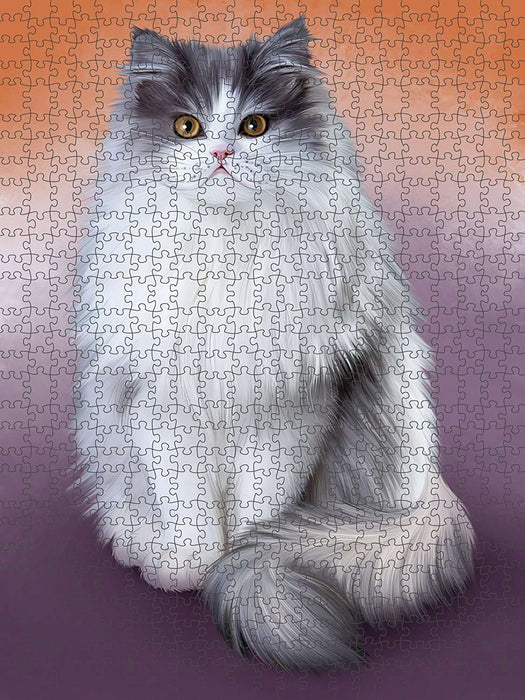 Persian Cat Puzzle with Photo Tin PUZL48858