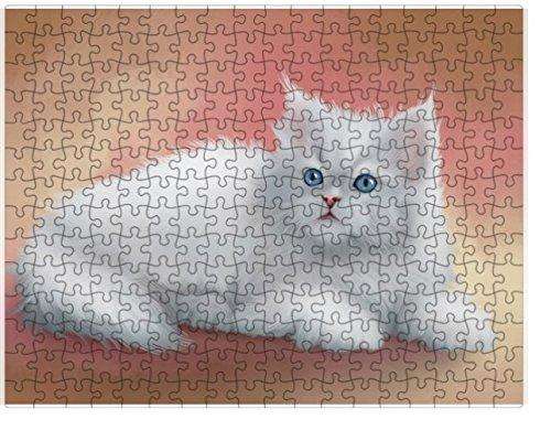 Persian Cat Puzzle with Photo Tin