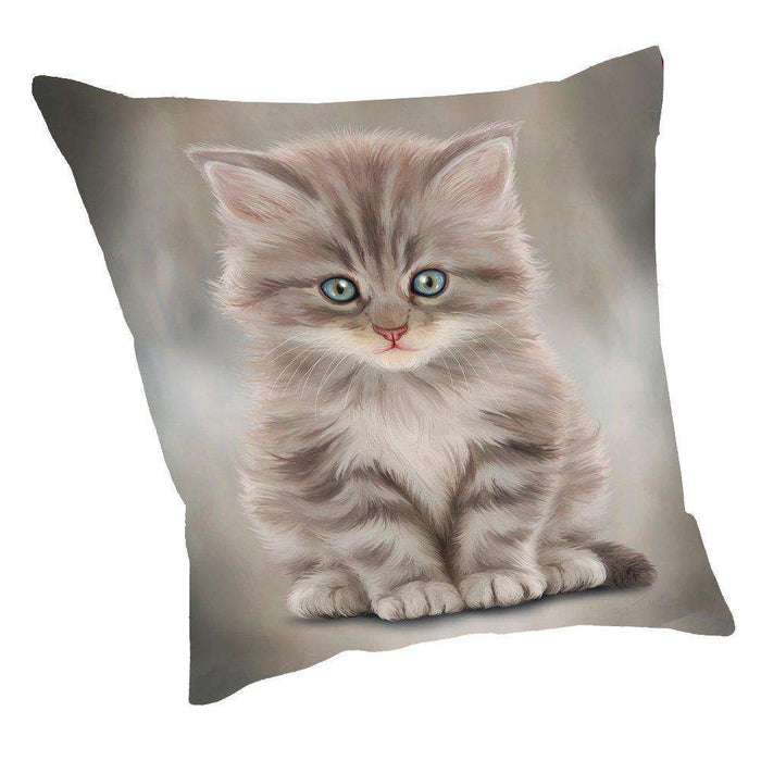 Persian Cat Throw Pillow D035