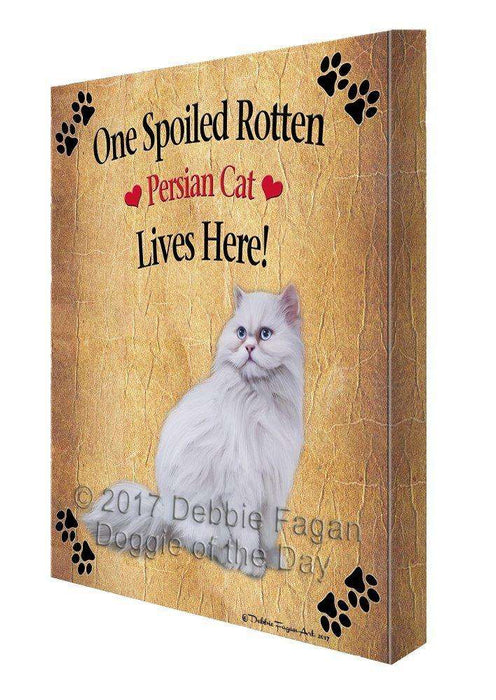 Persian Spoiled Rotten Cat Canvas Wall Art D520