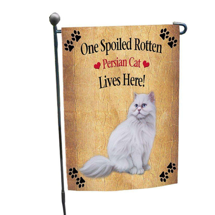 Persian Spoiled Rotten Cat Garden Flag