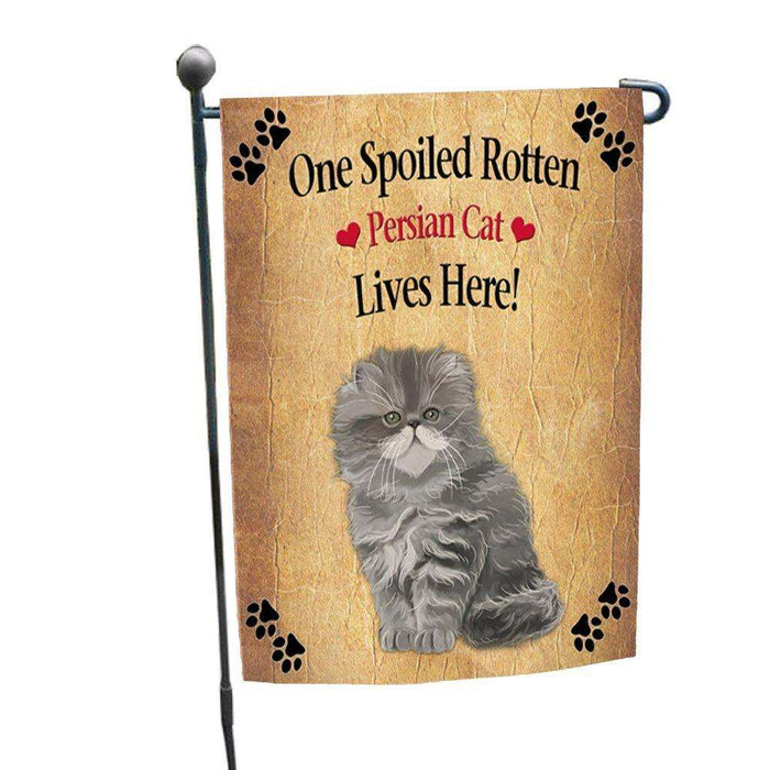 Persian Spoiled Rotten Cat Garden Flag