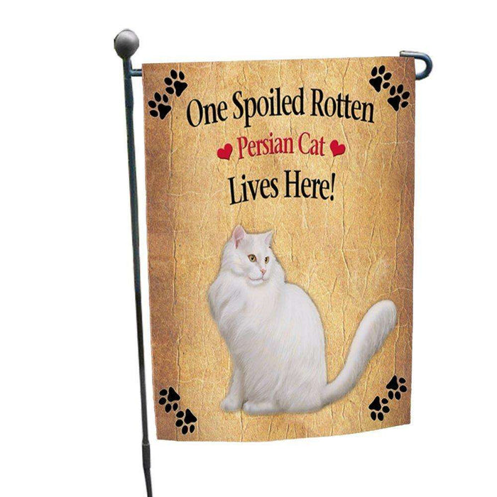 Persian Spoiled Rotten Cat Garden Flag