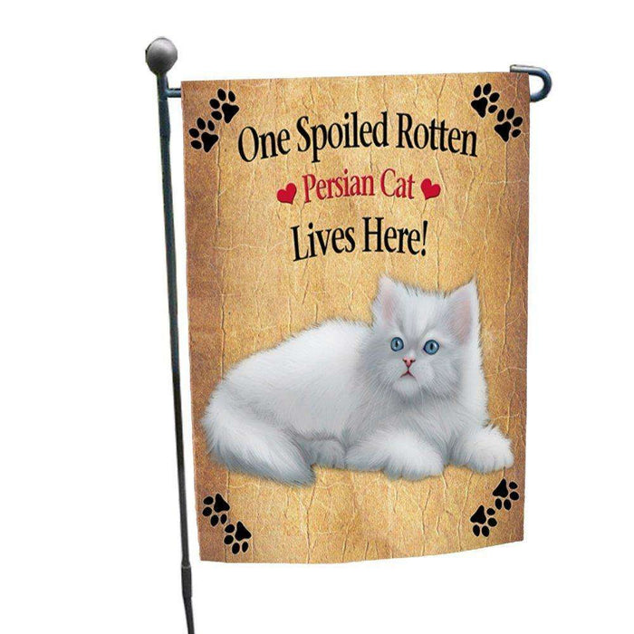 Persian Spoiled Rotten Cat Garden Flag