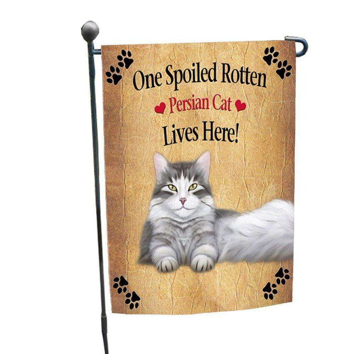 Persian Spoiled Rotten Cat Garden Flag