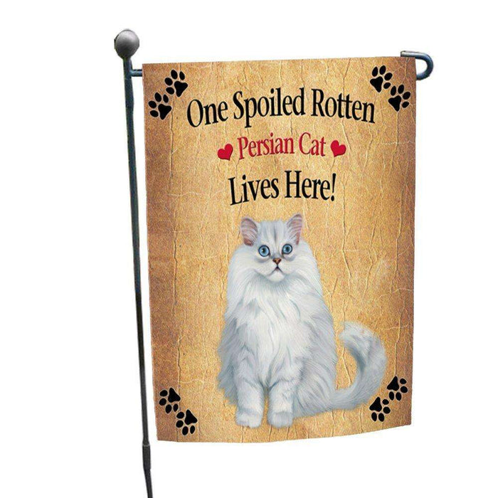 Persian Spoiled Rotten Cat Garden Flag
