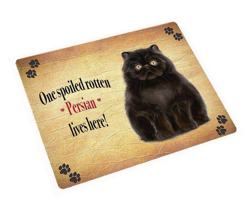 Persian Spoiled Rotten Cat Large Refrigerator / Dishwasher Magnet 11.5" x 17.6"