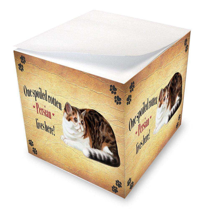 Persian Spoiled Rotten Cat Note Cube