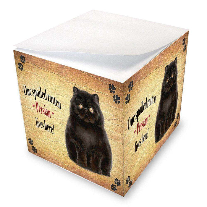 Persian Spoiled Rotten Cat Note Cube