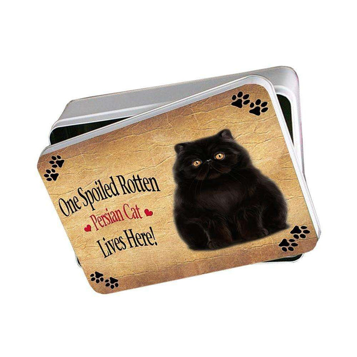 Persian Spoiled Rotten Cat Photo Storage Tin