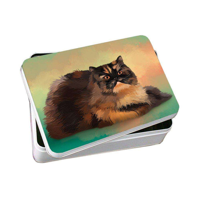 Persian Tortie Cat Photo Storage Tin PITN48031