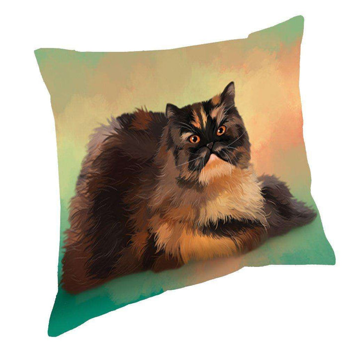 Persian Tortie Cat Pillow PIL48128