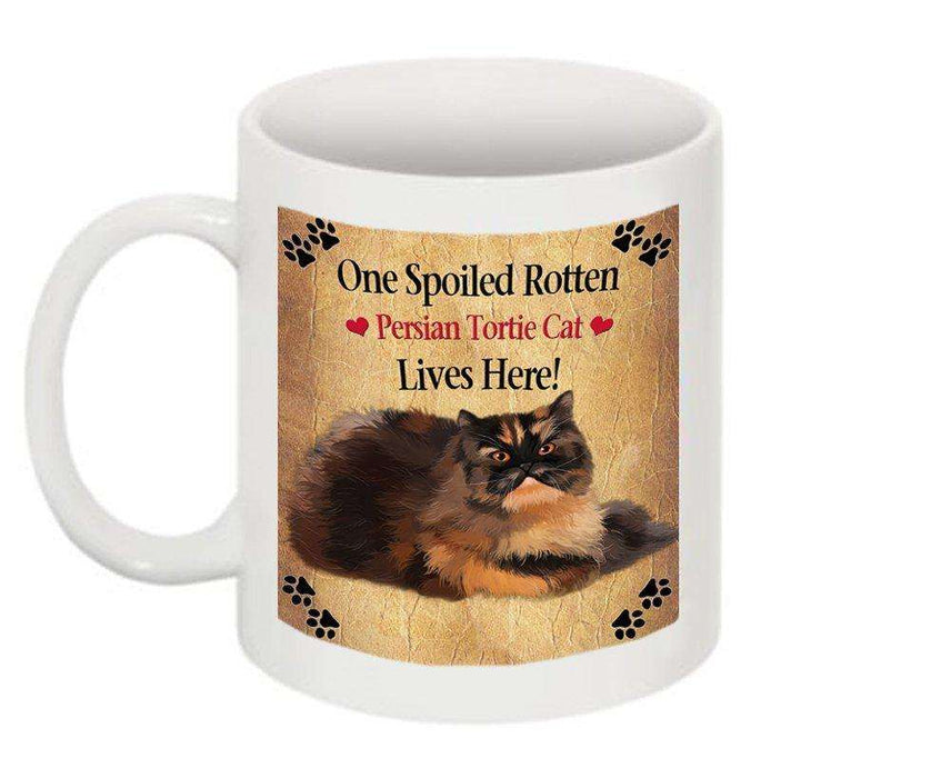 Persian Tortie Spoiled Rotten Cat Mug